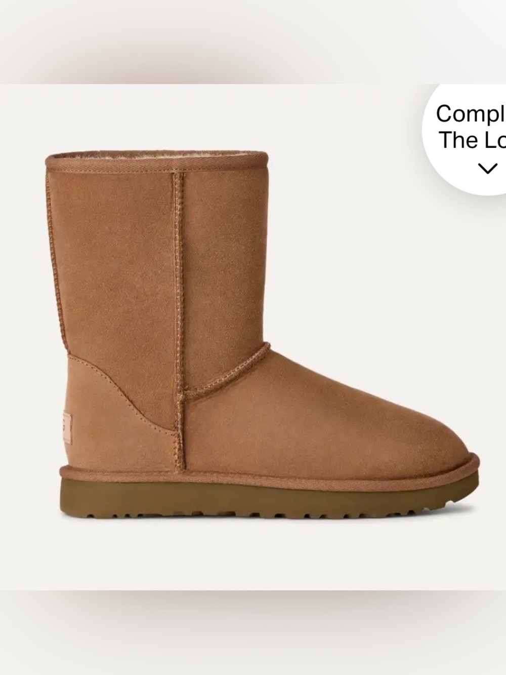 UGG Classic Short II Chestnut Boots Size 7 NIB New Never Worn